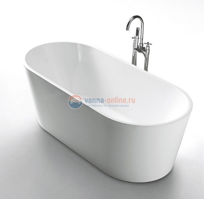 Ванна акриловая BelBagno BB202-1500-750, 150 х 75 см