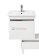 Тумба под раковину Акватон Капри 1A230101KP010 60 см, цвет белый глянцевый