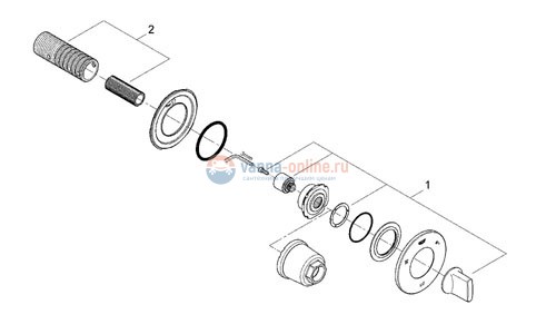 Переключатель потоков Grohe Ondus 19448000 Переключатель потоков Grohe Ondus 19448000