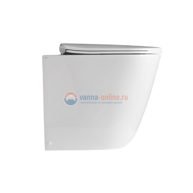 Унитаз приставной 550х360мм., AXA Eva безободковый