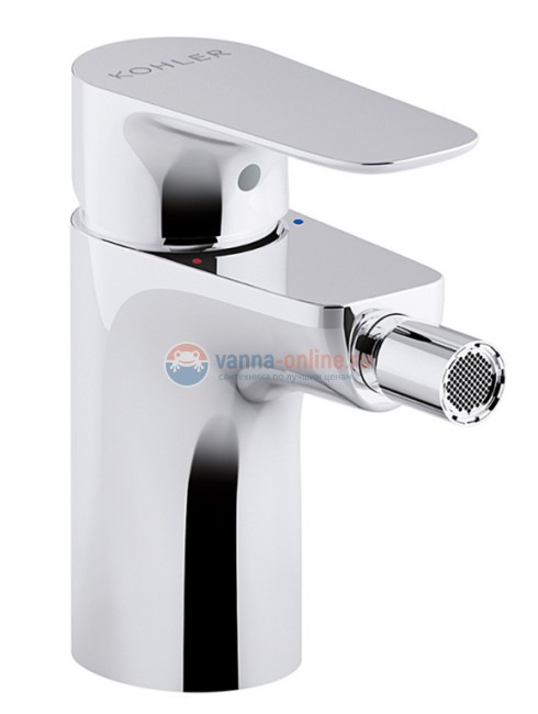 Смеситель Jacob Delafon Aleo E72279-CP для биде с донным клапаном Смеситель Jacob Delafon Aleo E72279-CP для биде с донным клапаном