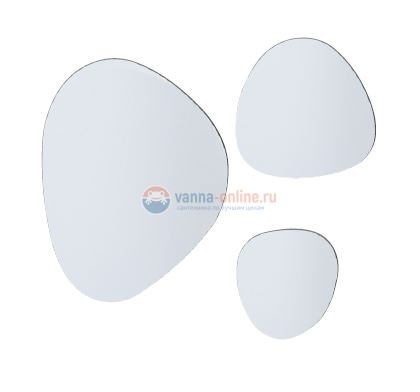Комплект из 3-х зеркал ArtCeram Stone ACS004