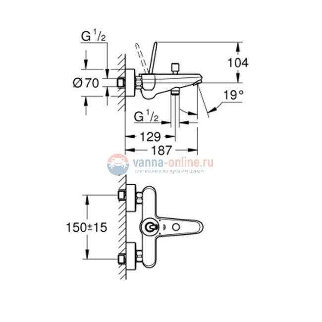 Смеситель Grohe Eurodisc Joy 23431LS0 Смеситель Grohe Eurodisc Joy 23431LS0