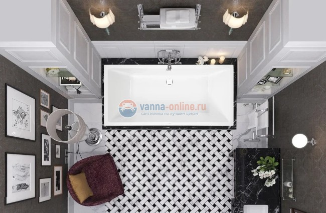 Акриловая ванна Vagnerplast Cavallo 180 x 80 см Акриловая ванна Vagnerplast Cavallo 180 x 80 см