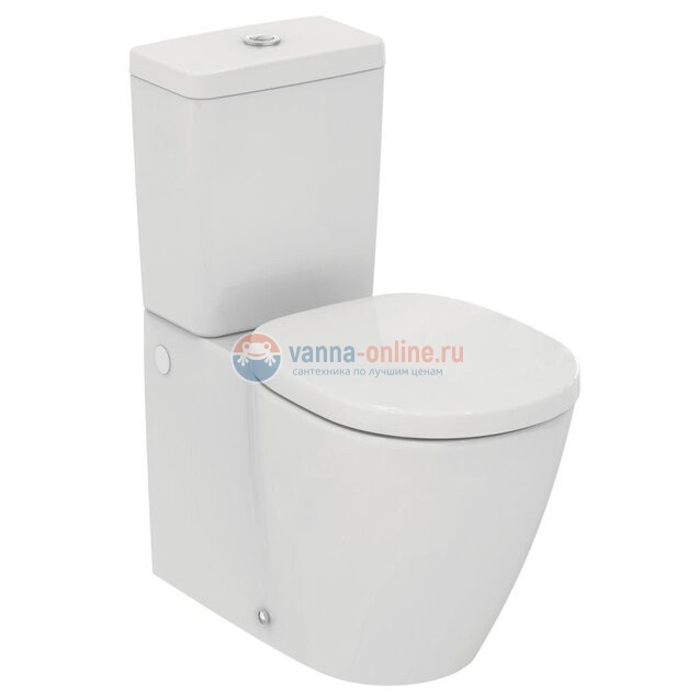 Напольный пристенный унитаз для монтажа с бачком Ideal Standard CONNECT AquaBlade® E039701