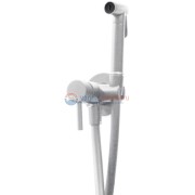 Гигиенический душ Paffoni Tweet Round ZDUP110BO со смесителем и внутренней частью, цвет белый