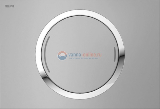 Клавиша Mepa Zero 421851, хром/ободок хром