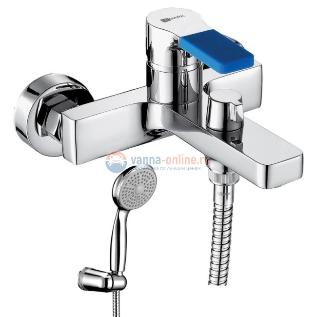 Смеситель Lemark Aura LM0614C для ванны и душа, излив монолит Смеситель Lemark Aura LM0614C для ванны и душа, излив монолит