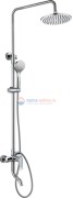 Душевая колонна Bravat Emeralda F6337371CP-A-RUS со смесителем для ванны и душа, хром