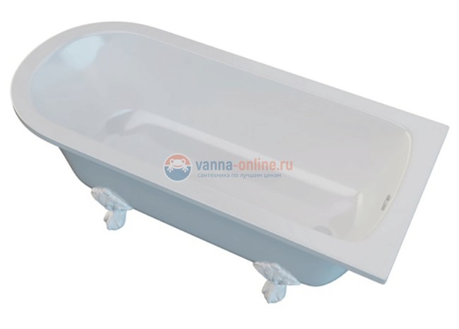 Ванна из литьевого мрамора Astra-Form Ретро, 170 x 75 см