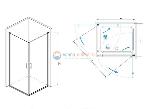 Душевой уголок RGW LE-30, 06123009-11, 90 х 90 x 195 см, дверь распашная, стекло прозрачное, хром Душевой уголок RGW LE-30, 06123009-11, 90 х 90 x 195 см, дверь распашная, стекло прозрачное, хром