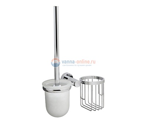 Держатель освежителя воздуха и ершика для унитаза WasserKraft Donau 9435