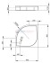 Поддон для душа Radaway Paros A800