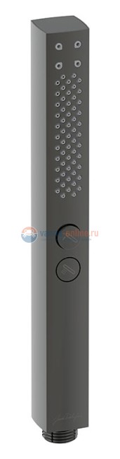 Душевая лейка Jacob Delafon Shift+ E21336-TT, прямоугольная, титан Душевая лейка Jacob Delafon Shift+ E21336-TT, прямоугольная, титан