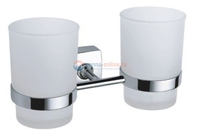 Стакан Fixsen Kvadro FX-61307 двойной, хром Стакан Fixsen Kvadro FX-61307 двойной, хром