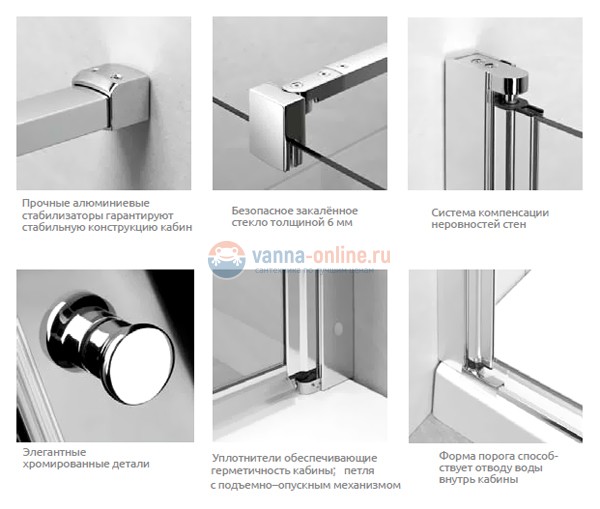 Душевая дверь в нишу Radaway EOS DWS 140 L Душевая дверь в нишу Radaway EOS DWS 140 L