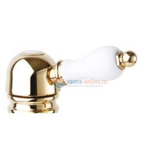 Смеситель Cezares Venezia VENEZIA-LSM2-03/24-Bi для раковины, золото Смеситель Cezares Venezia VENEZIA-LSM2-03/24-Bi для раковины, золото