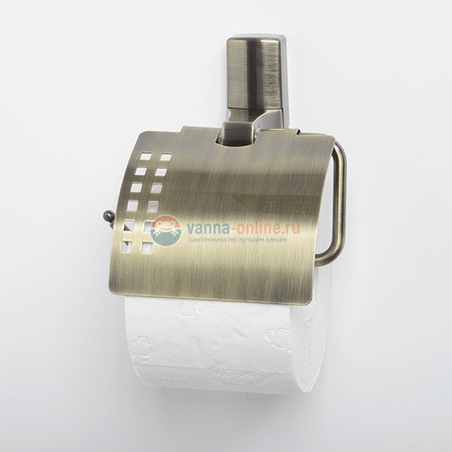 Держатель для туалетной бумаги WasserKRAFT Exter К-5225 с крышкой