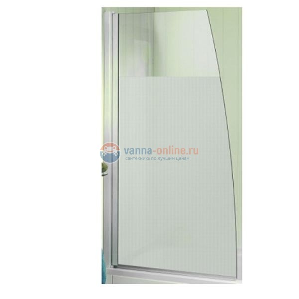 Шторка на ванну Jacob Delafon Serenity 145 x 80 см, матовое стекло, хром E4933-GA Шторка на ванну Jacob Delafon Serenity 145 x 80 см, матовое стекло, хром E4933-GA