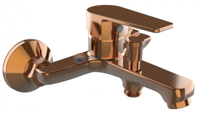 Смеситель Orange Loop M26-100RG для ванны и душа, розовое золото Смеситель Orange Loop M26-100RG для ванны и душа, розовое золото