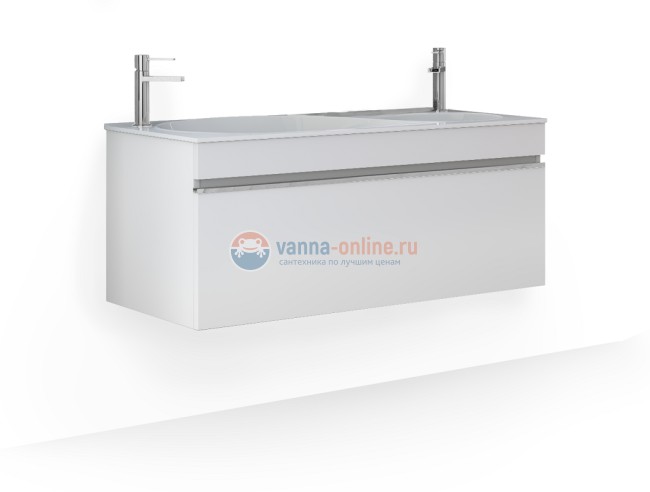 Тумба под раковину Raval Hotte Hot.01.100/P/W, 100 см, белая Тумба под раковину Raval Hotte Hot.01.100/P/W, 100 см, белая