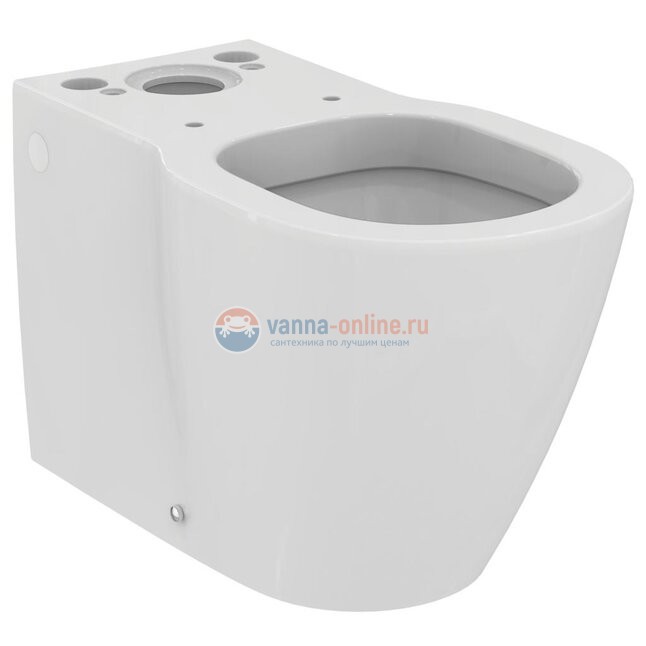 Напольный пристенный унитаз для монтажа с бачком Ideal Standard CONNECT E803701 Напольный пристенный унитаз для монтажа с бачком Ideal Standard CONNECT E803701