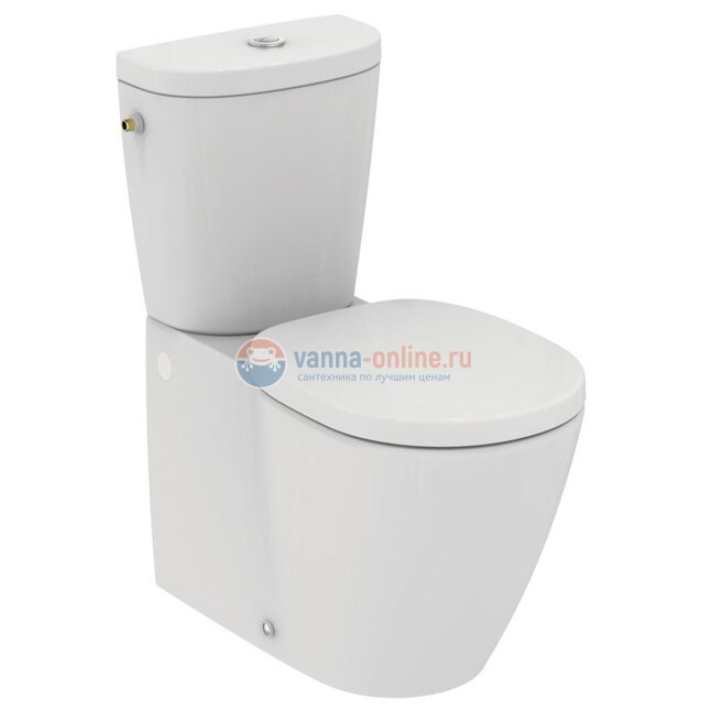 Напольный пристенный унитаз для монтажа с бачком Ideal Standard CONNECT E803701 Напольный пристенный унитаз для монтажа с бачком Ideal Standard CONNECT E803701