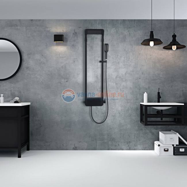 Душевая система Black&White Seasons W1020, лунная ночь (черный)