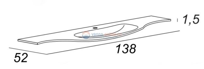 Раковина Cezares Vague 82411, стекло Раковина Cezares Vague 82411, стекло