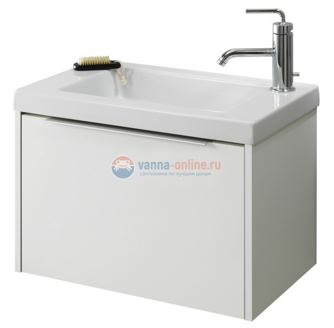 Тумба Jacob Delafon XS 60 см, EB697-J5 белый сатин Тумба Jacob Delafon XS 60 см, EB697-J5 белый сатин