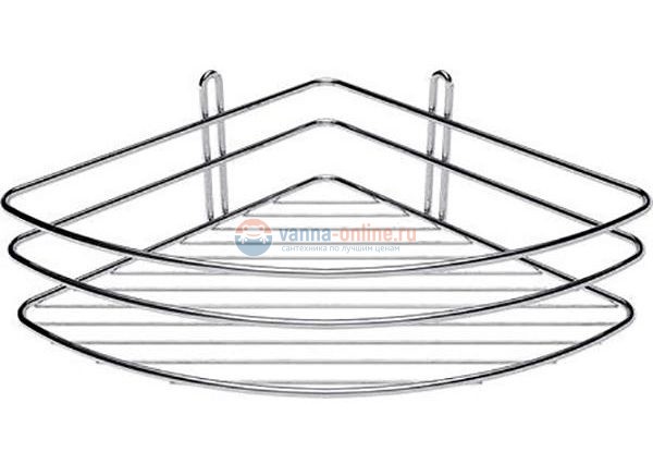 Полка угловая Fixsen FX-850-1 одноэтажная, хром Полка угловая Fixsen FX-850-1 одноэтажная, хром