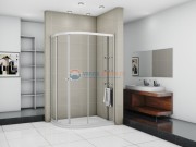 Душевой уголок Cezares PRATICO-RH-2-120/90-C-Cr, L/R, 120 х 90 х 185 см, стекло прозрачное