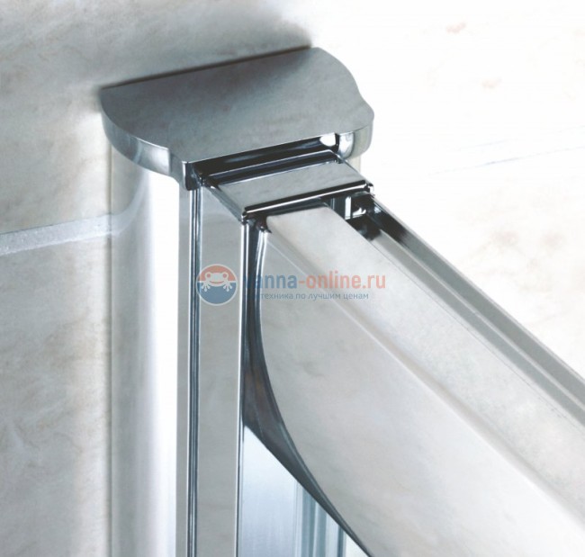 Душевой уголок Cezares PRATICO-RH-2-120/90-C-Cr, L/R, 120 х 90 х 185 см, стекло прозрачное