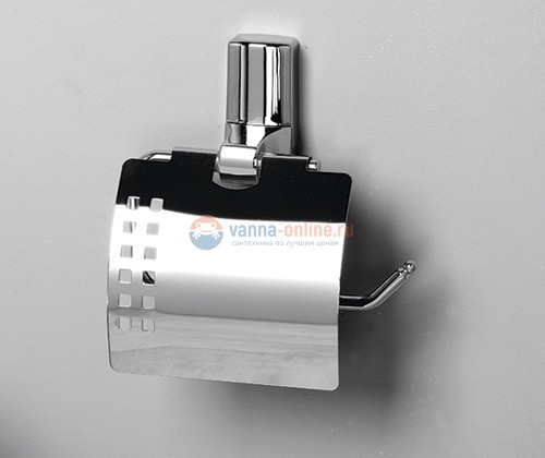 Держатель для туалетной бумаги WasserKRAFT Leine 5025, с крышкой Держатель для туалетной бумаги WasserKRAFT Leine 5025, с крышкой