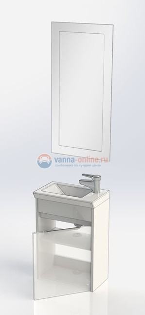 Тумба c раковиной Aquanet Дувр 45 00182607