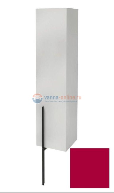 Пенал Jacob Delafon Nouvelle Vague 35 см, EB3047D-M75, цвет малиновый матовый, правый