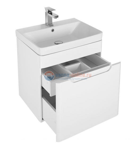 Тумба с раковиной Aquanet София 60 00196956 подвесная
