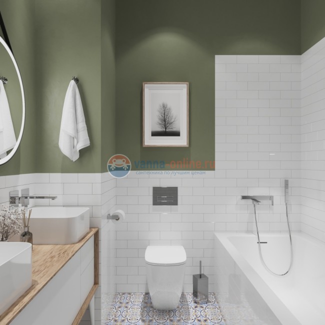 Унитаз приставной BTW 520х340мм., безободковый AXA White Jam