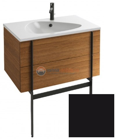 Тумба под раковину Jacob Delafon Nouvelle Vague 80 EB3030-274, цвет - черный глянцевый