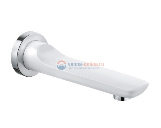 Излив для ванны Kludi Balance 5250391 20.5 см, цвет белый Излив для ванны Kludi Balance 5250391 20.5 см, цвет белый