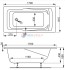 Акриловая ванна Vagnerplast Max Ultra 170 x 80 см Акриловая ванна Vagnerplast Max Ultra 170 x 80 см