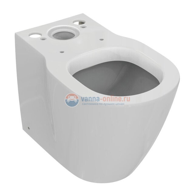 Напольный пристенный унитаз для монтажа с бачком Ideal Standard CONNECT SPACE E119601