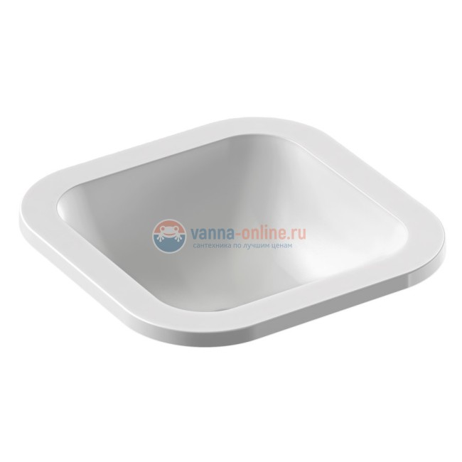 Раковина накладная Jacob Delafon Vox EYF102-00, 39 х 39 см, с переливным отверстием