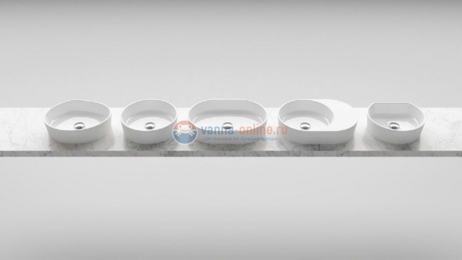 Раковина Ravak Moon 1 XJN01300000, 40 см, цвет белый