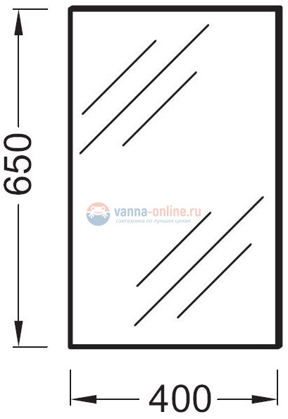 Зеркало Jacob Delafon Rythmik 40 см, EB1044-NF Зеркало Jacob Delafon Rythmik 40 см, EB1044-NF