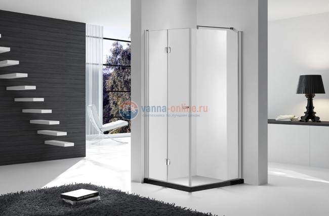 Душевой уголок Gemy Dutch Windmill S37193A-D70 70 х 70 см квадратный, стекло прозрачное, хром