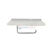 Бумагодержатель со стеклянной полкой Langberger 32041B