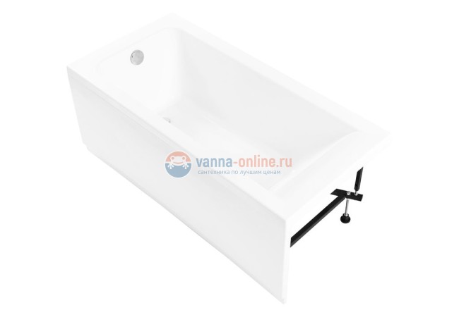 Ванна акриловая Aquanet Bright 145 x 70 см, 00239593, белая