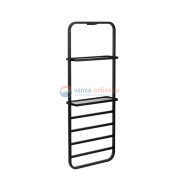 Полотенцесушитель электрический Black&White Moon N-337B, 40 x 101 см, черный матовый