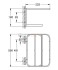 Полка для полотенец с держателем Grohe Selection 41066000, 60 см, хром